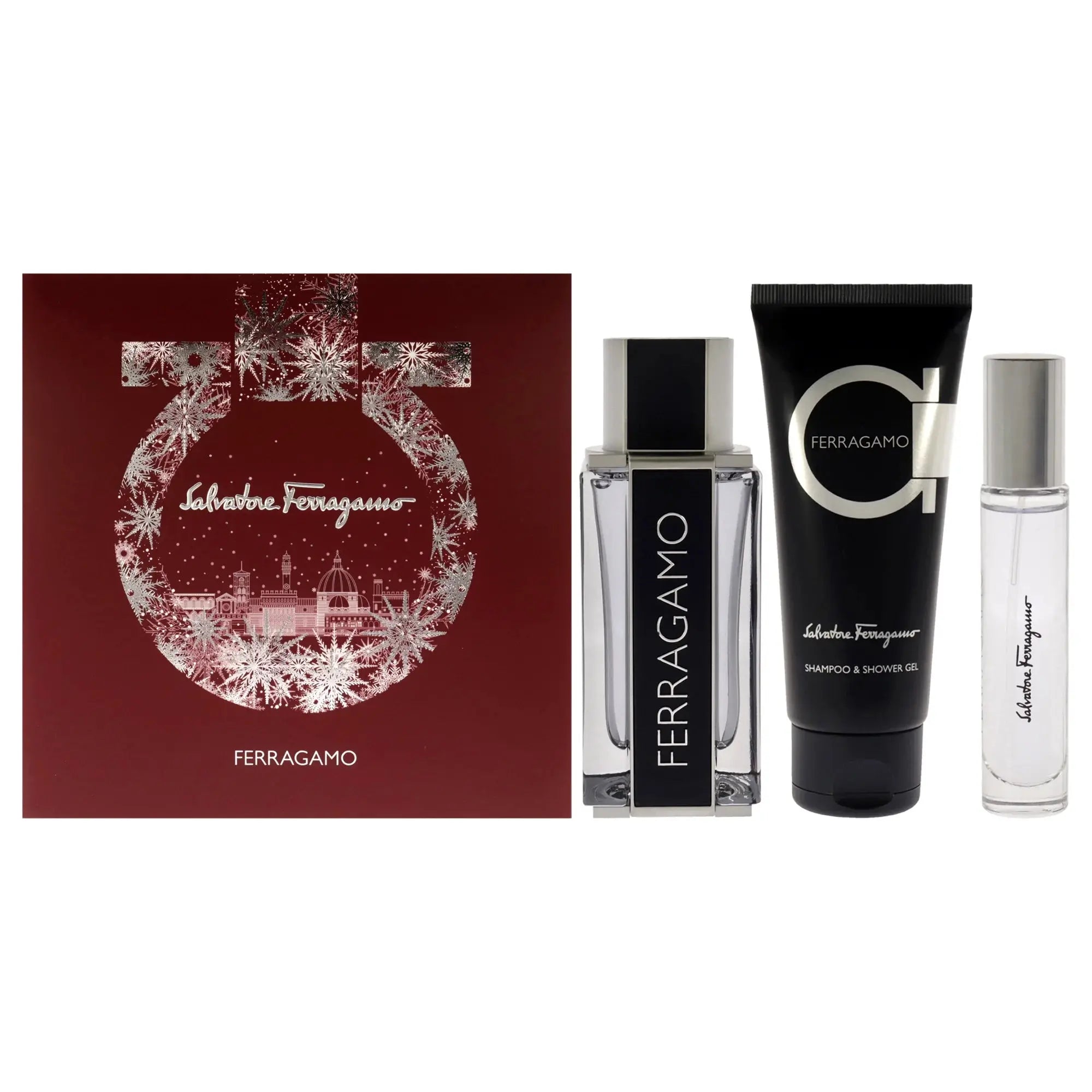 Ferragamo By Salvatore Ferragamo For Men (3pc Gift Set) Salvatore Ferragamo