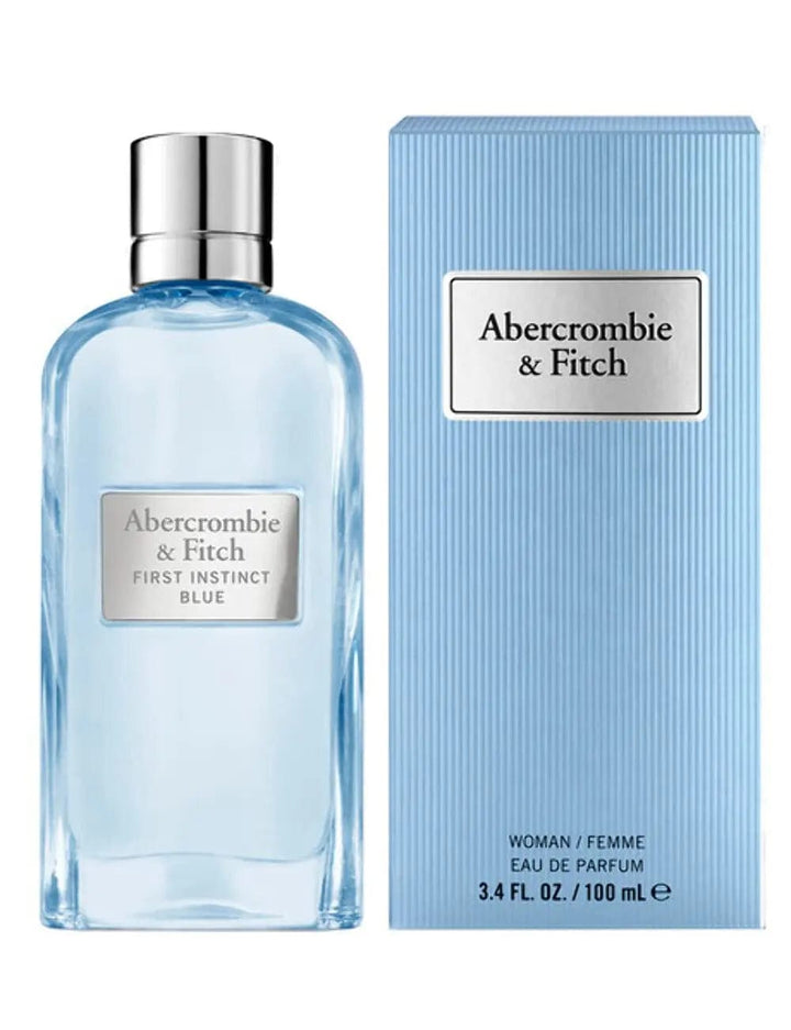 First Instinct Blue by Abercrombie &amp; Fitch for Women 3.4oz EDP perfume bottle
