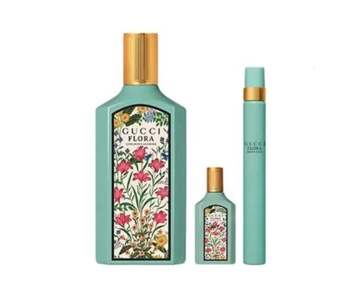 Flora Gorgeous Jasmine by Gucci original box 3pc gift set women fragrance