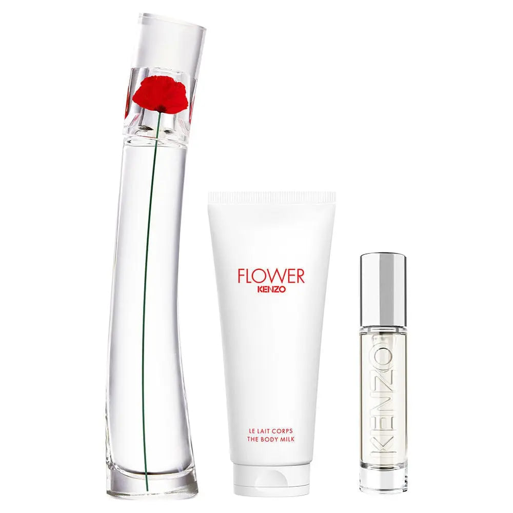 Flower by Kenzo - For Women 3Pcs Gift Set EDP Spray