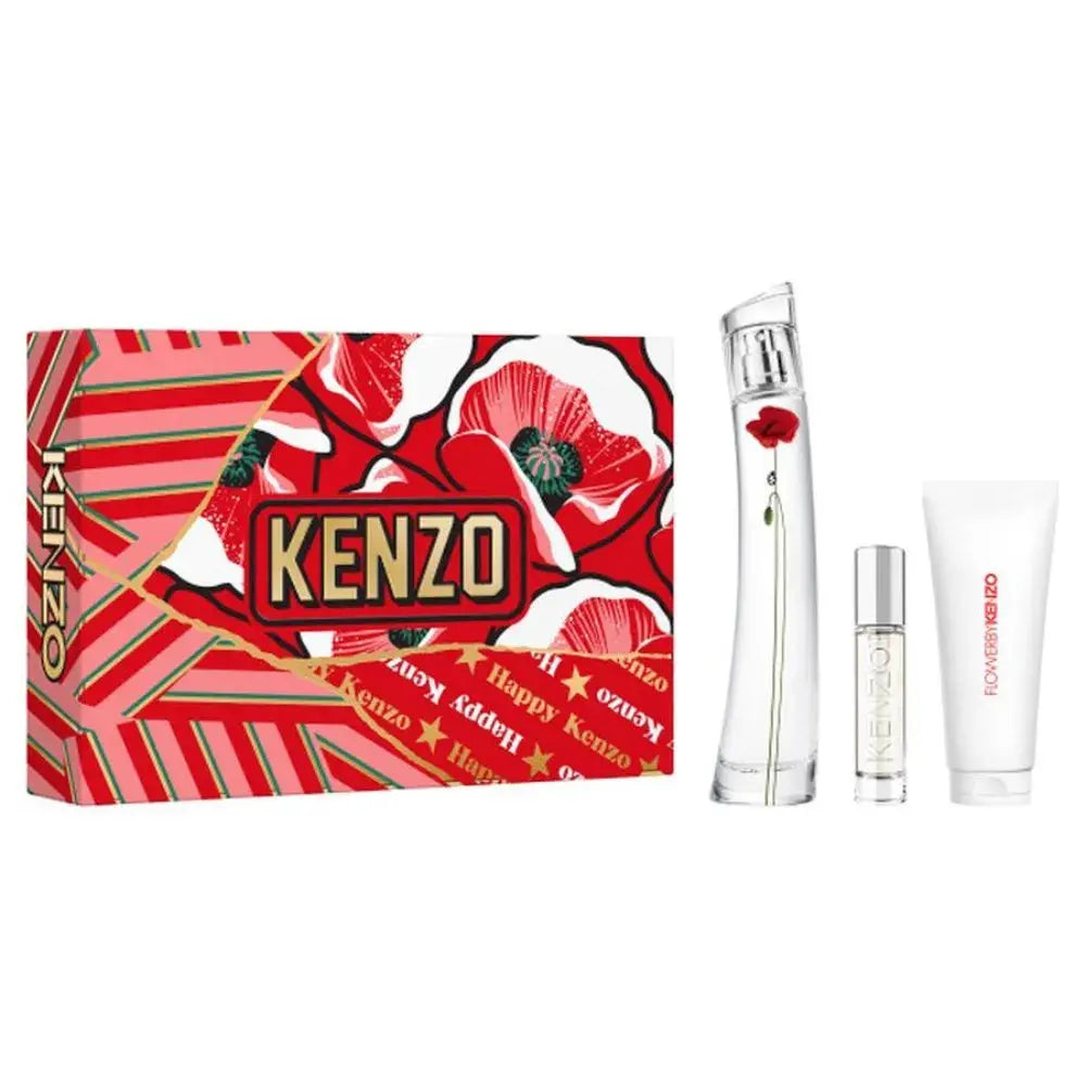Flower La Recolte Parisienne 3-Piece Set By Kenzo For Women 2.5oz EDP Spray