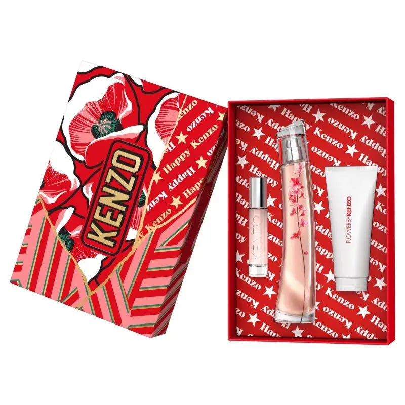 Flower Sakura 3-Piece Set By Kenzo For Women 2.5oz EDP Spray