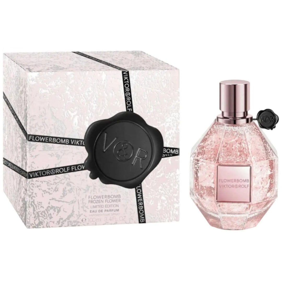 Flowerbomb Frozen Flower By Viktor Rolf 3.4oz For Women EDP Spray