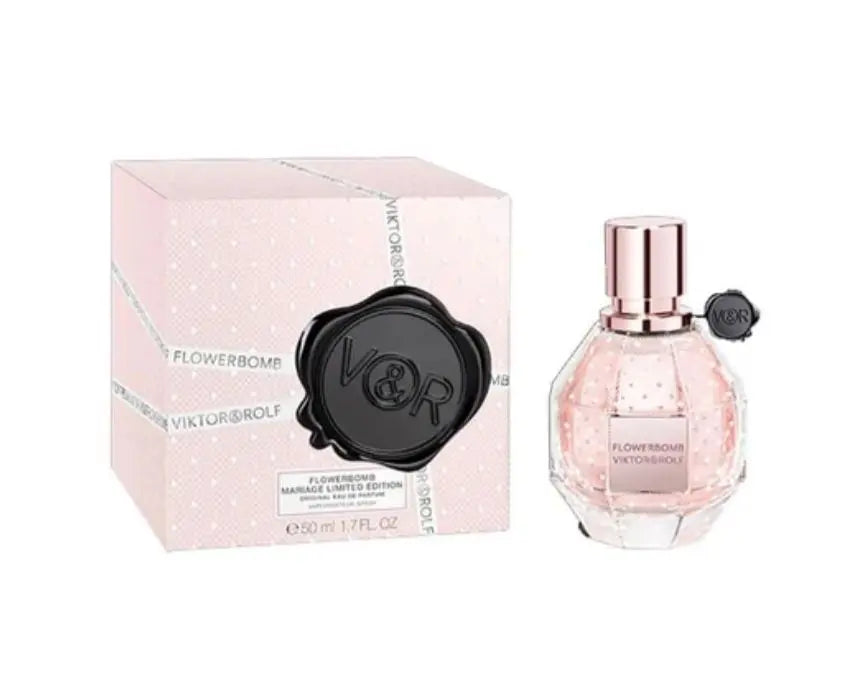 Flowerbomb Mariage Limited Edition By Viktor & Rolf For Women 1.7 oz EDP Spray - perfumesandrea