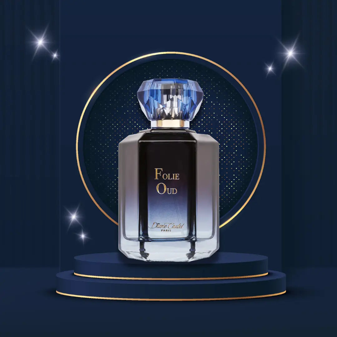 Folie Oud Diane Castel EDP bottle detail