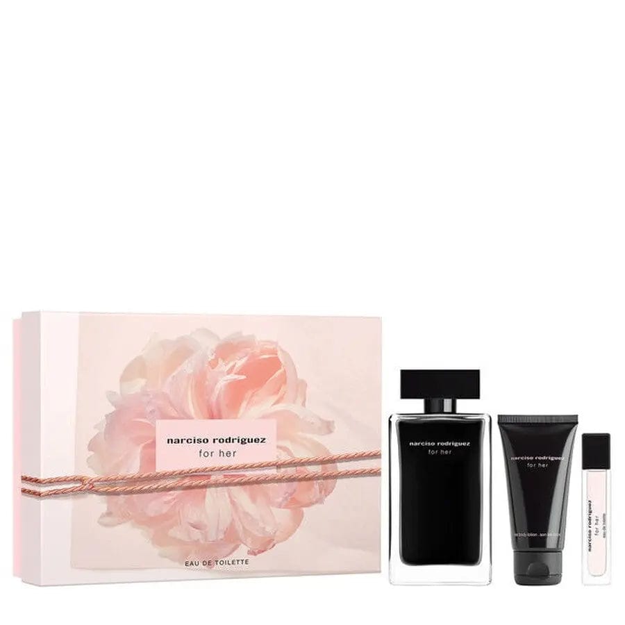 For Her By Narciso Rodriguez For Women 3Pcs Set EDT Spray Narciso Rodriguez
