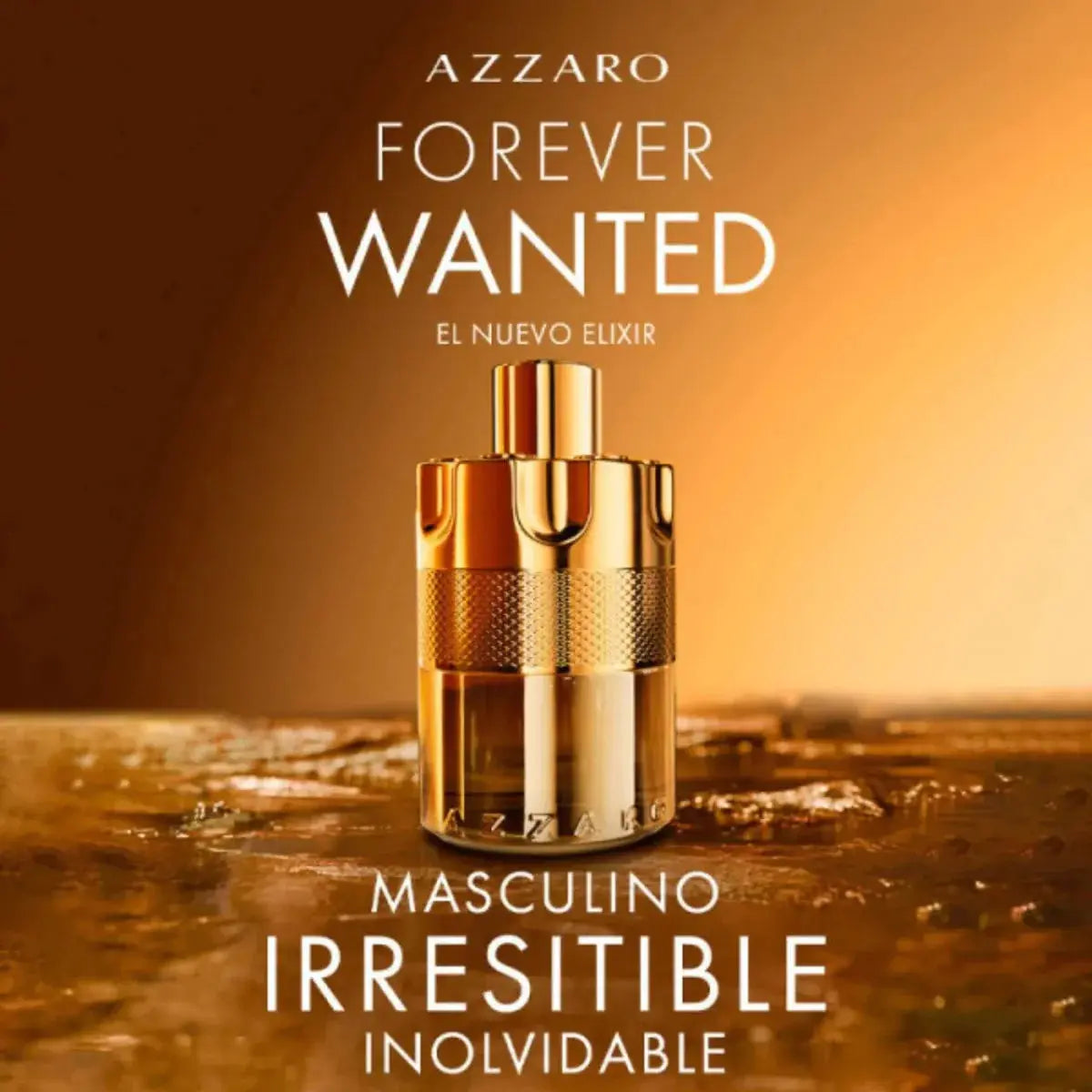 Forever Wanted Elixir Azzaro Parfum bottle detail