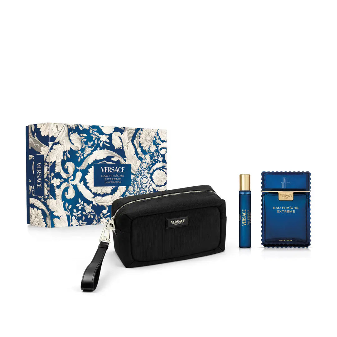 Fraiche Extreme 3P Set by Versace Men 3.4oz EDP fragrance set