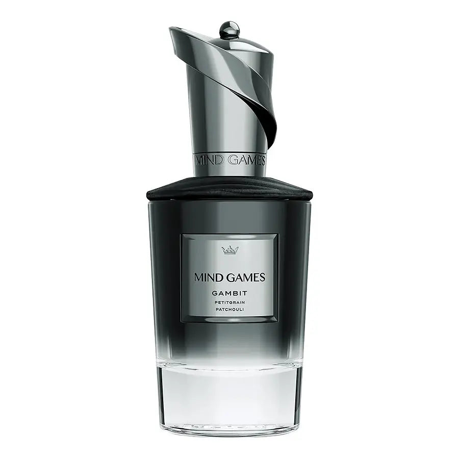 Gambit by Mind Games Unisex 3.4oz EDP bottle detail