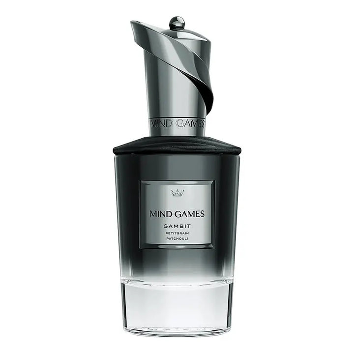 Gambit by Mind Games Unisex 3.4oz EDP bottle detail