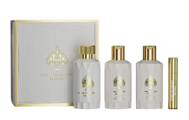 Game Spade Royale 4-Piece Set By Jo Milano For Unisex 3.4oz EDP Spray