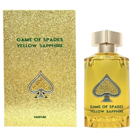Game of Spades Yellow Sapphire By Jo Milano Unisex 3.4oz Parfum Spray - perfumesandrea
