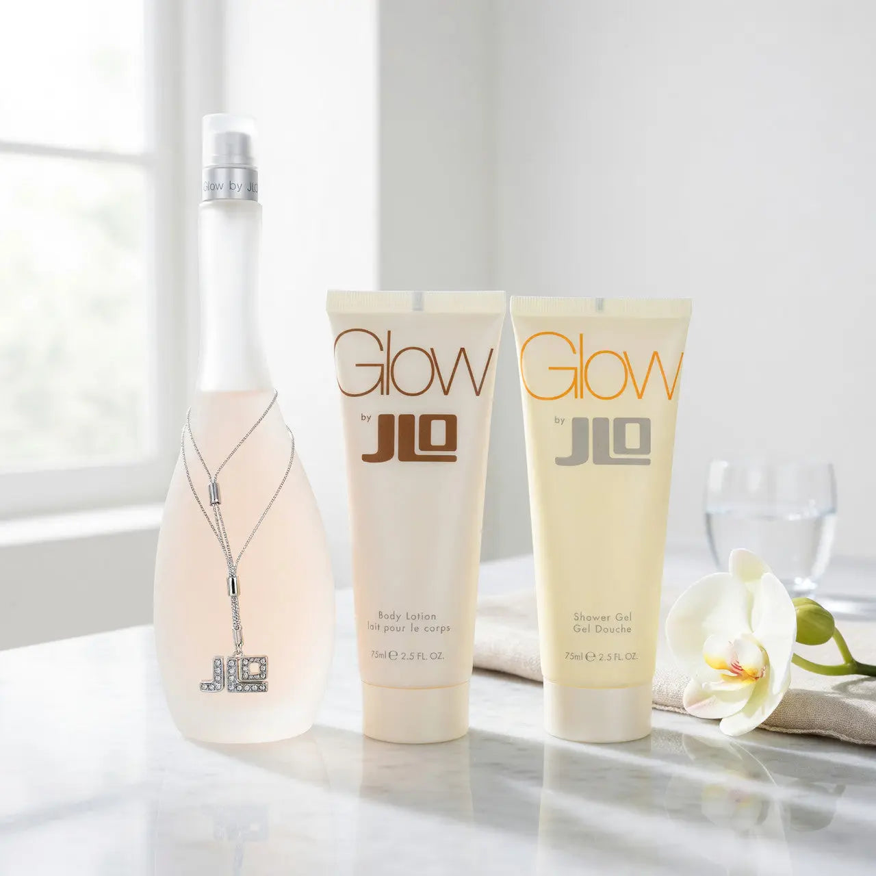Glow 3pc Set by Jennifer Lopez for Women 3.4oz EDT gift set
