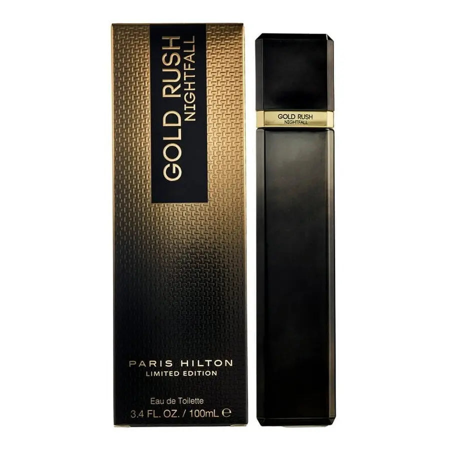 Gold Rush Nightfall By Paris Hilton For Men 3.4oz EDT Spray