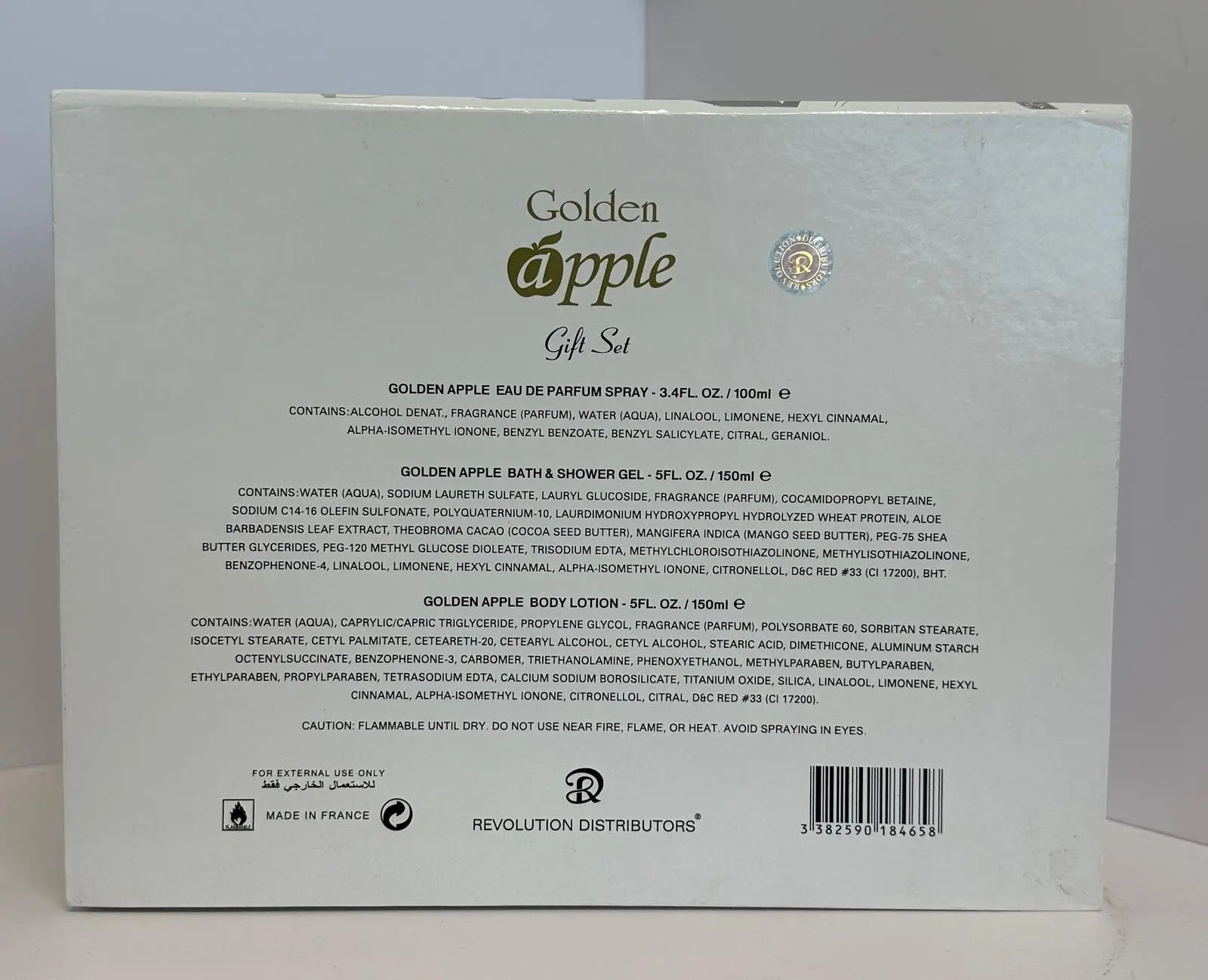 Golden Apple For Women EDP Spray (3pc Gift Set) Golden Apple