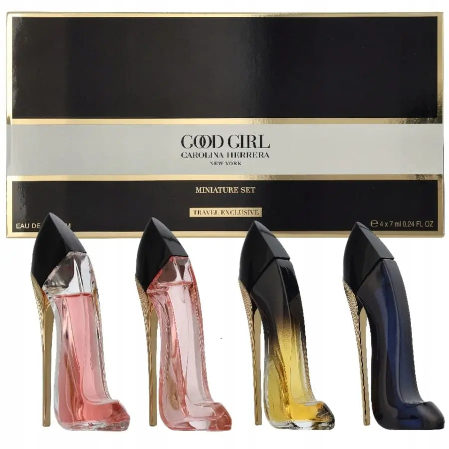 Good Girl Carolina Herrera miniature 4pc set 0.24oz EDP perfumes