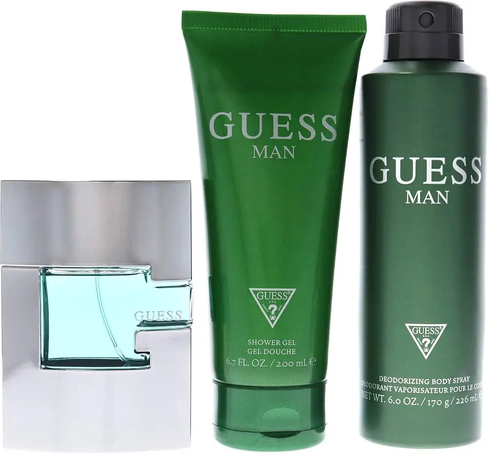 Green By Guess For Men (3pc Gift Set) - perfumesandrea