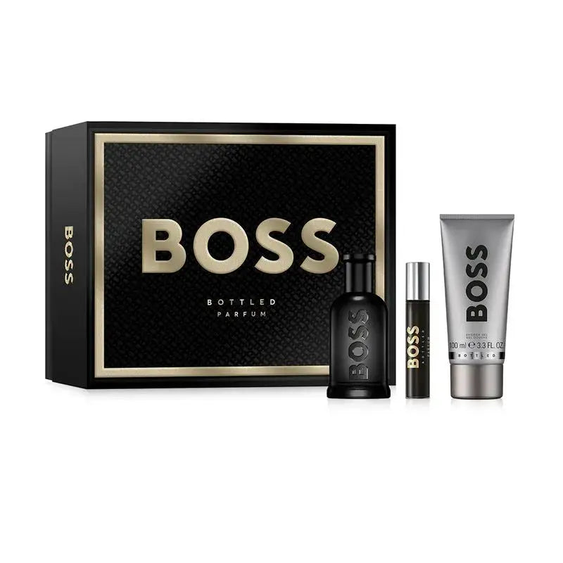 Grey Parfum By Hugo Boss For Men (3pc Gift Set) - perfumesandrea