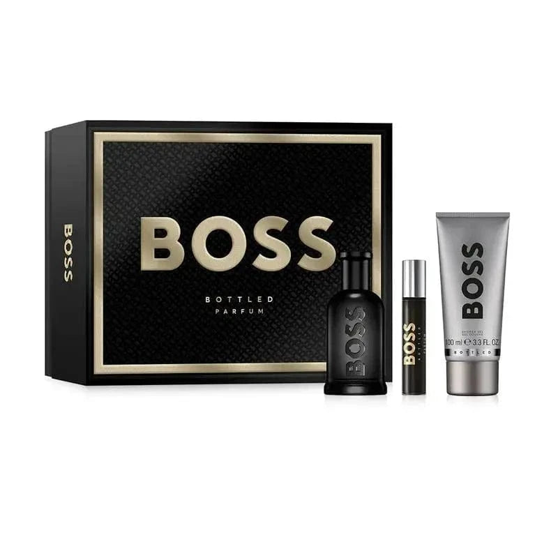 Grey Parfum By Hugo Boss For Men (3pc Gift Set) - perfumesandrea