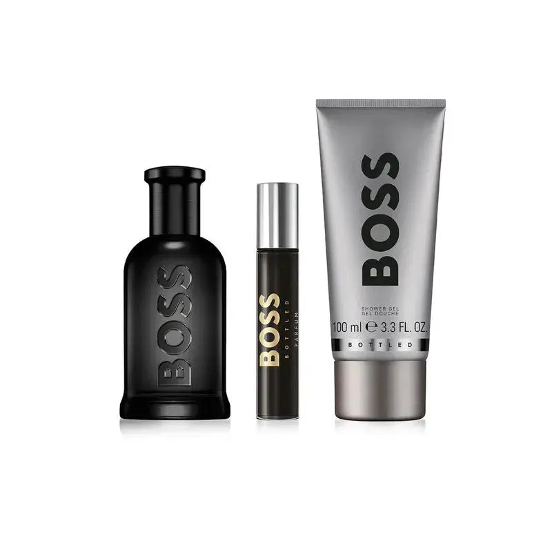 Grey Parfum By Hugo Boss For Men (3pc Gift Set) - perfumesandrea