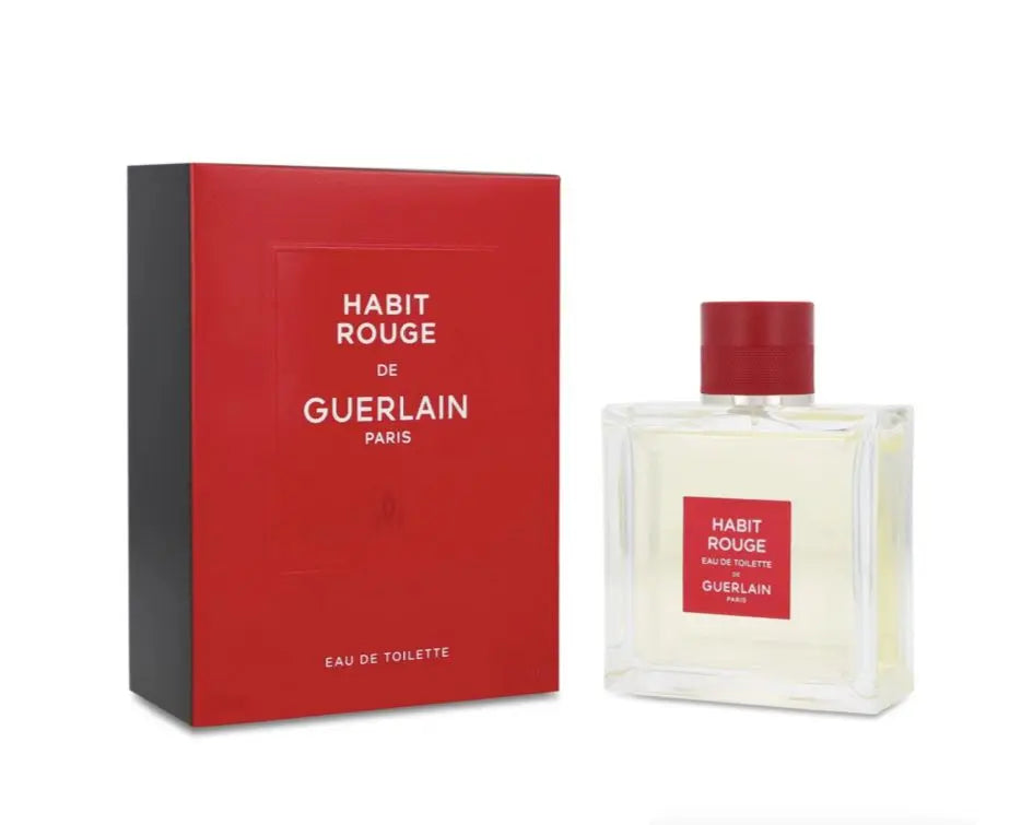 Guerlain Habit Rouge For Men 3.3 oz EDT Spray - perfumesandrea