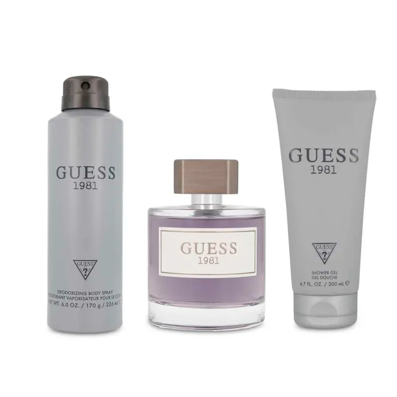 Guess 1981 By Guess For Men 3Pcs Set EDT Spray Guess