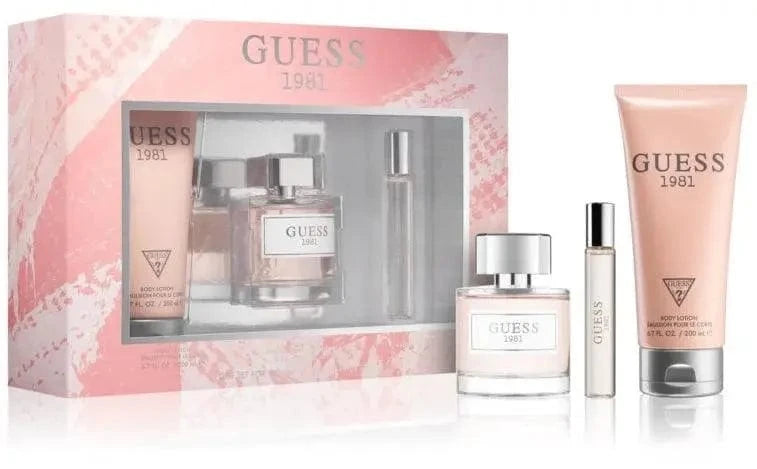 Guess 1981 By Guess Women's Eau De Toilette 3pcs Gift Set.