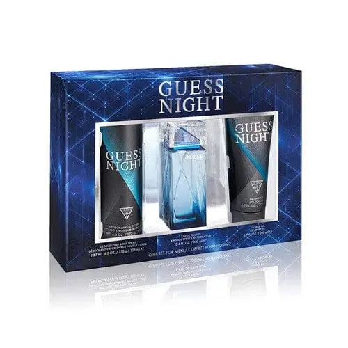 Guess Night By Guess - For Men 3Pcs Gift Set EDT Spray