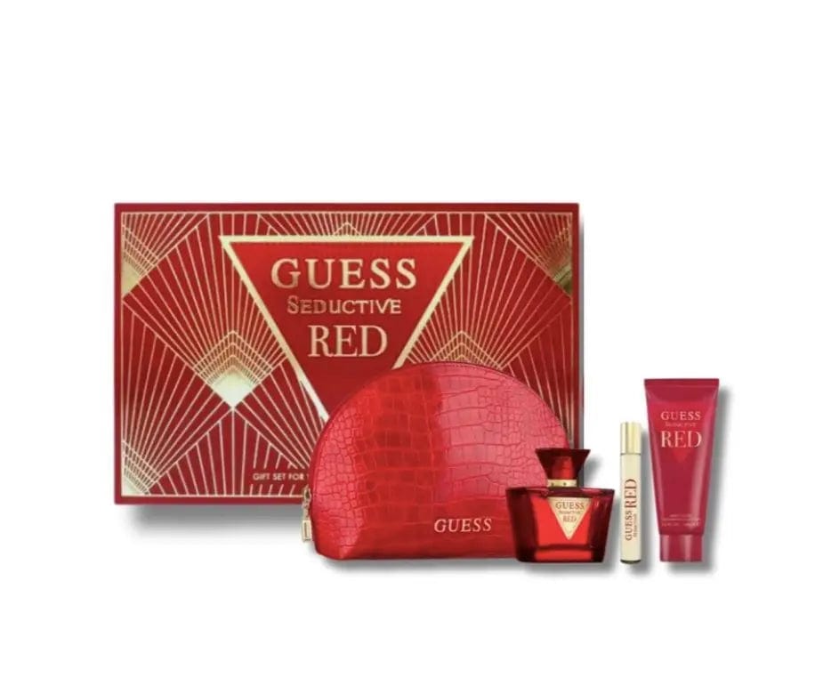 Guess Seductive Red 4pc Gift Set Eau de Toilette Spray - perfumesandrea
