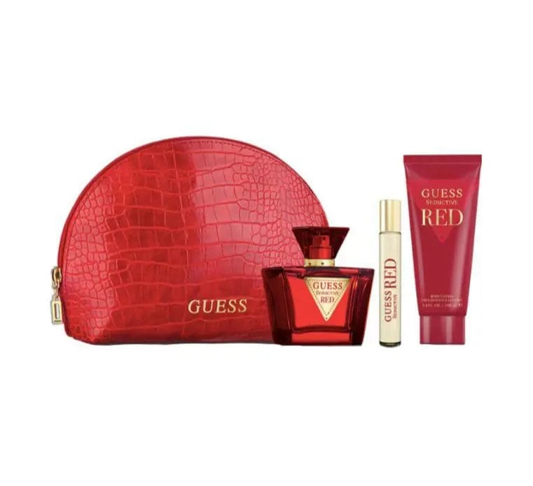 Guess Seductive Red 4pc Gift Set Eau de Toilette Spray - perfumesandrea