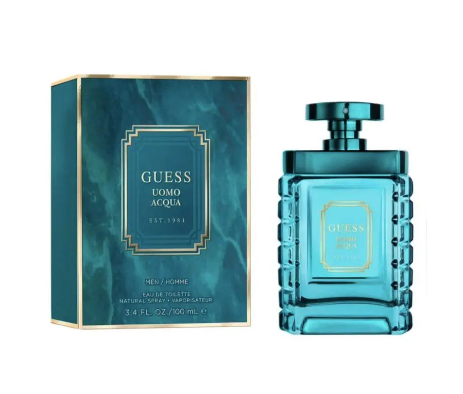 Guess Uomo Acqua For Men 3.4oz Eau De Toilette Spray - perfumesandrea
