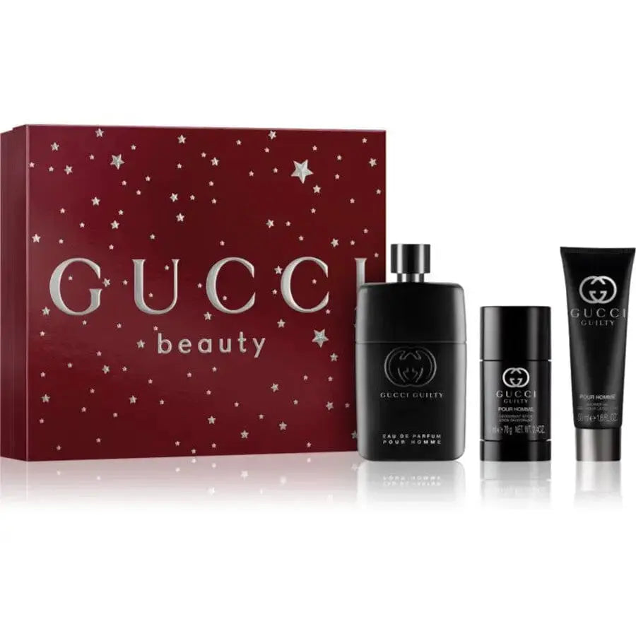 Guilty by Gucci for Men 3pc gift set 3.4oz EDP perfume