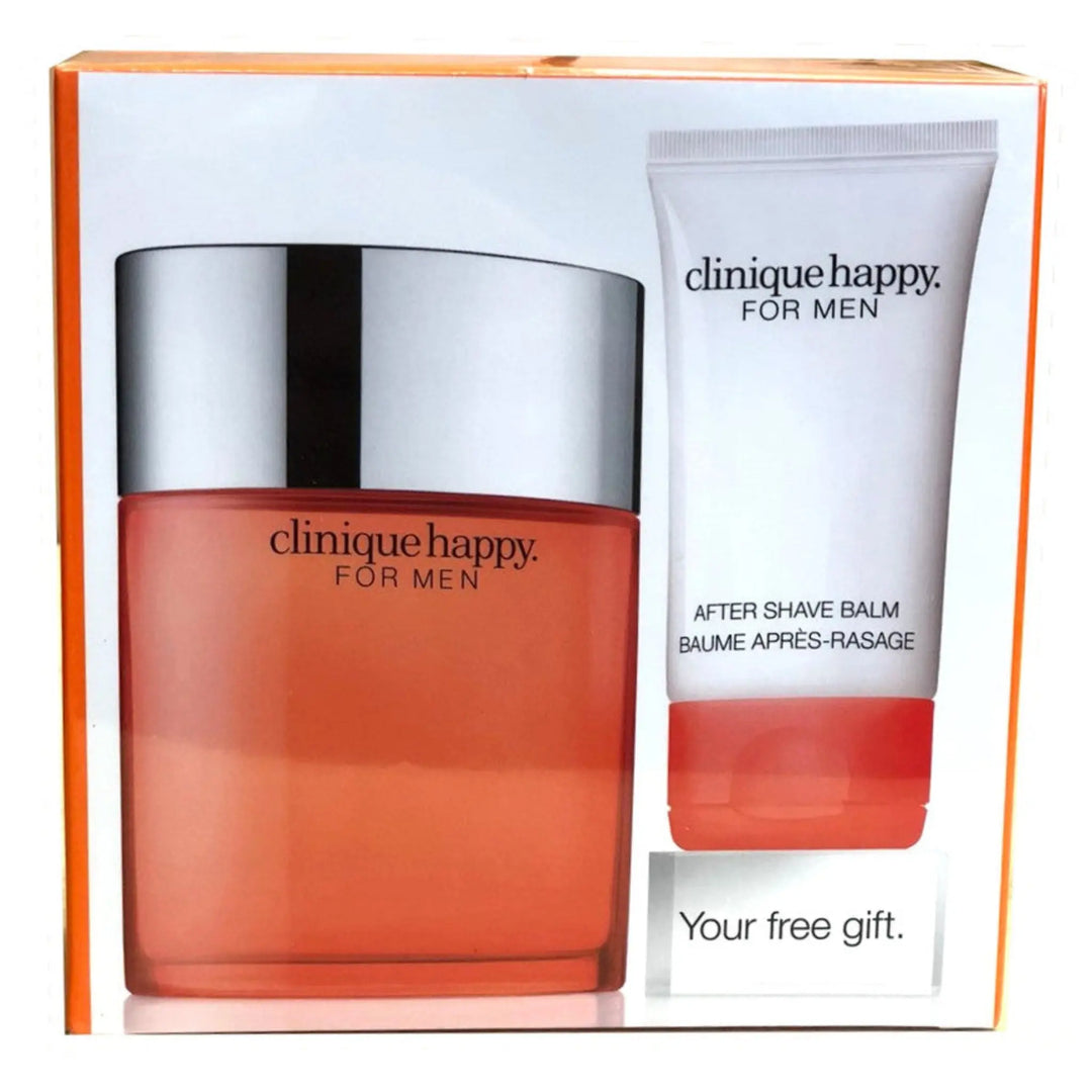 Happy 2-Piece Set By Clinique 3.4oz For Men EDC Spray