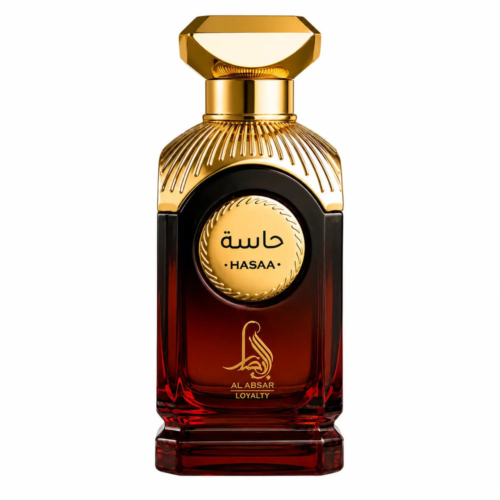 Hasaa by Al Absar 3.4oz EDP bottle detail