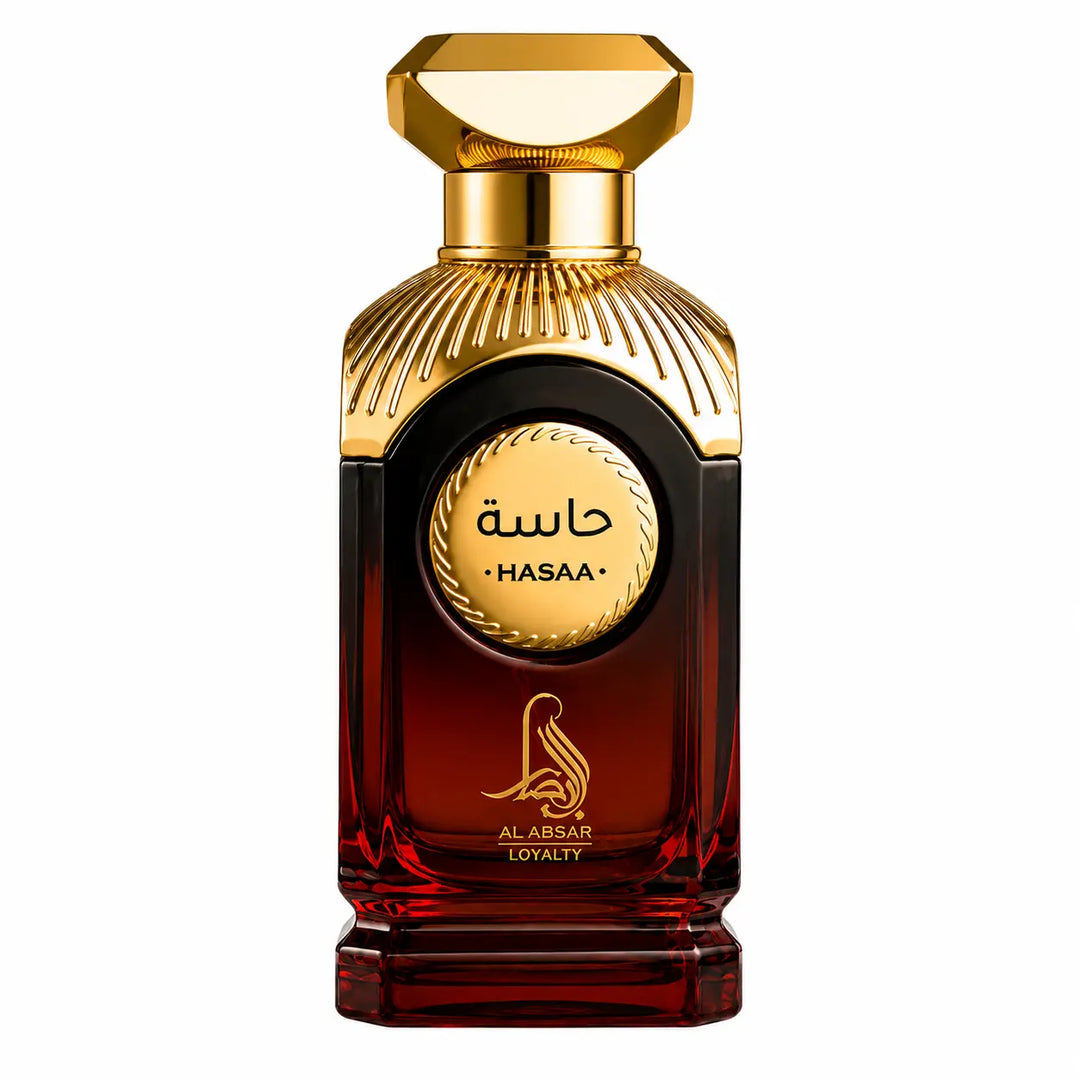 Hasaa by Al Absar 3.4oz EDP bottle detail