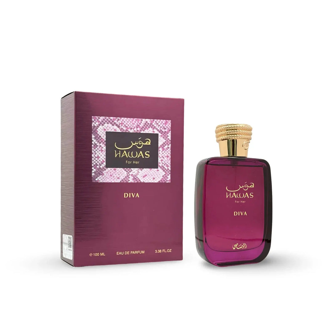 Hawas Diva By Rasasi 3.3oz For Women EDP Spray
