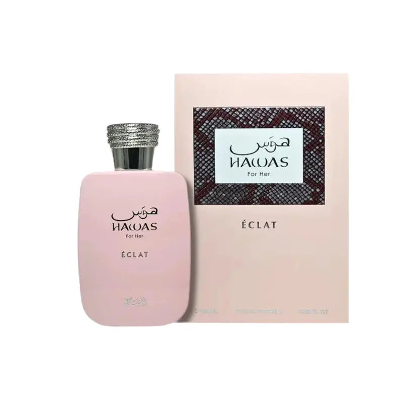 Hawas Eclat by Rasasi for Women 3.38oz EDP perfume bottle