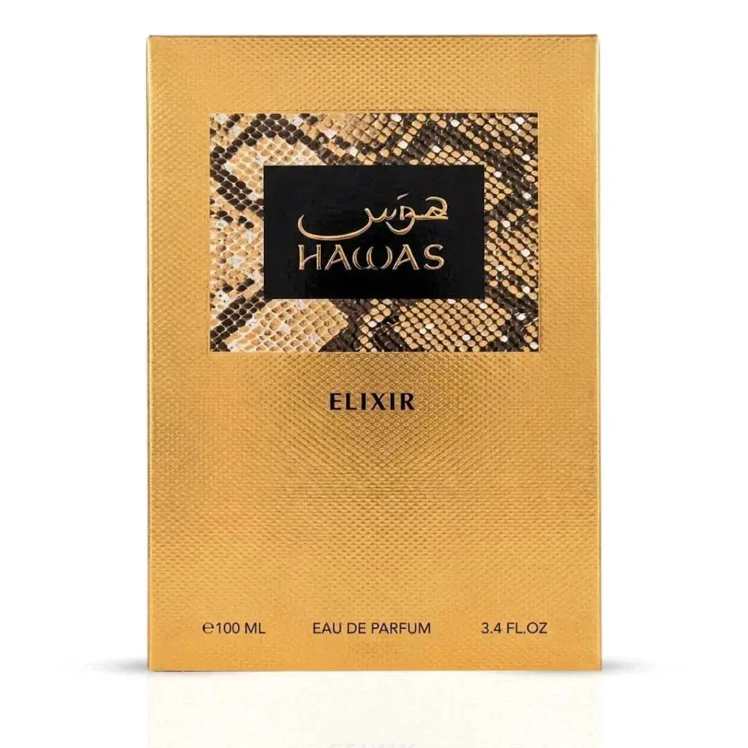 Hawas Elixir Rasasi original box 3.38oz Eau de Parfum