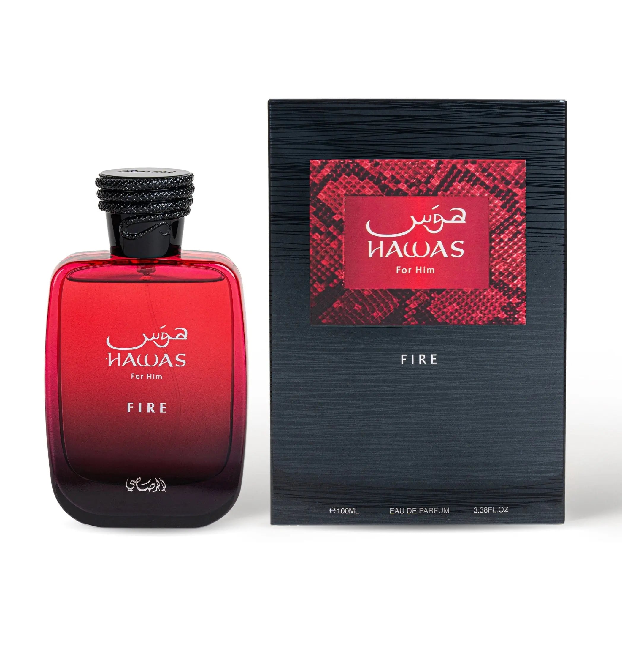 Hawas Fire By Rasas For Unisex 3.4oz EDP Spray Rasasi