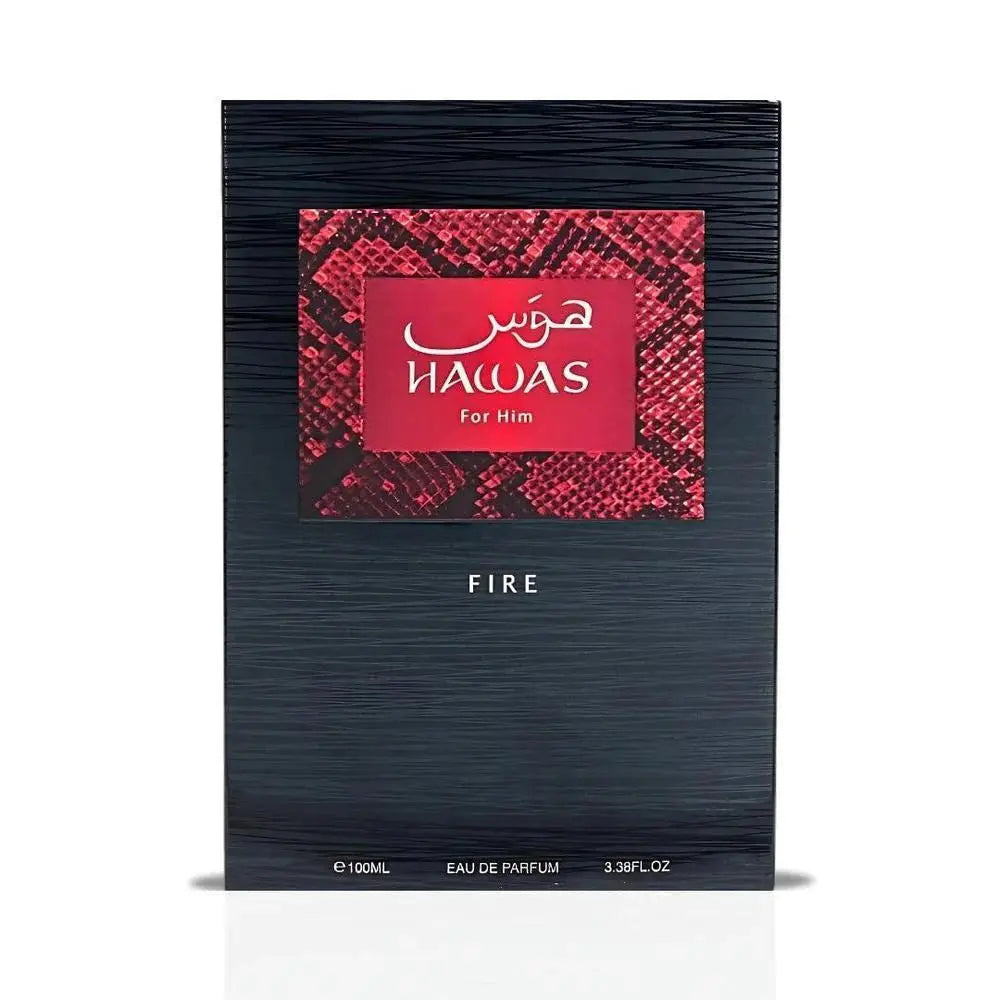 Hawas Fire By Rasas For Unisex 3.4oz EDP Spray Rasasi