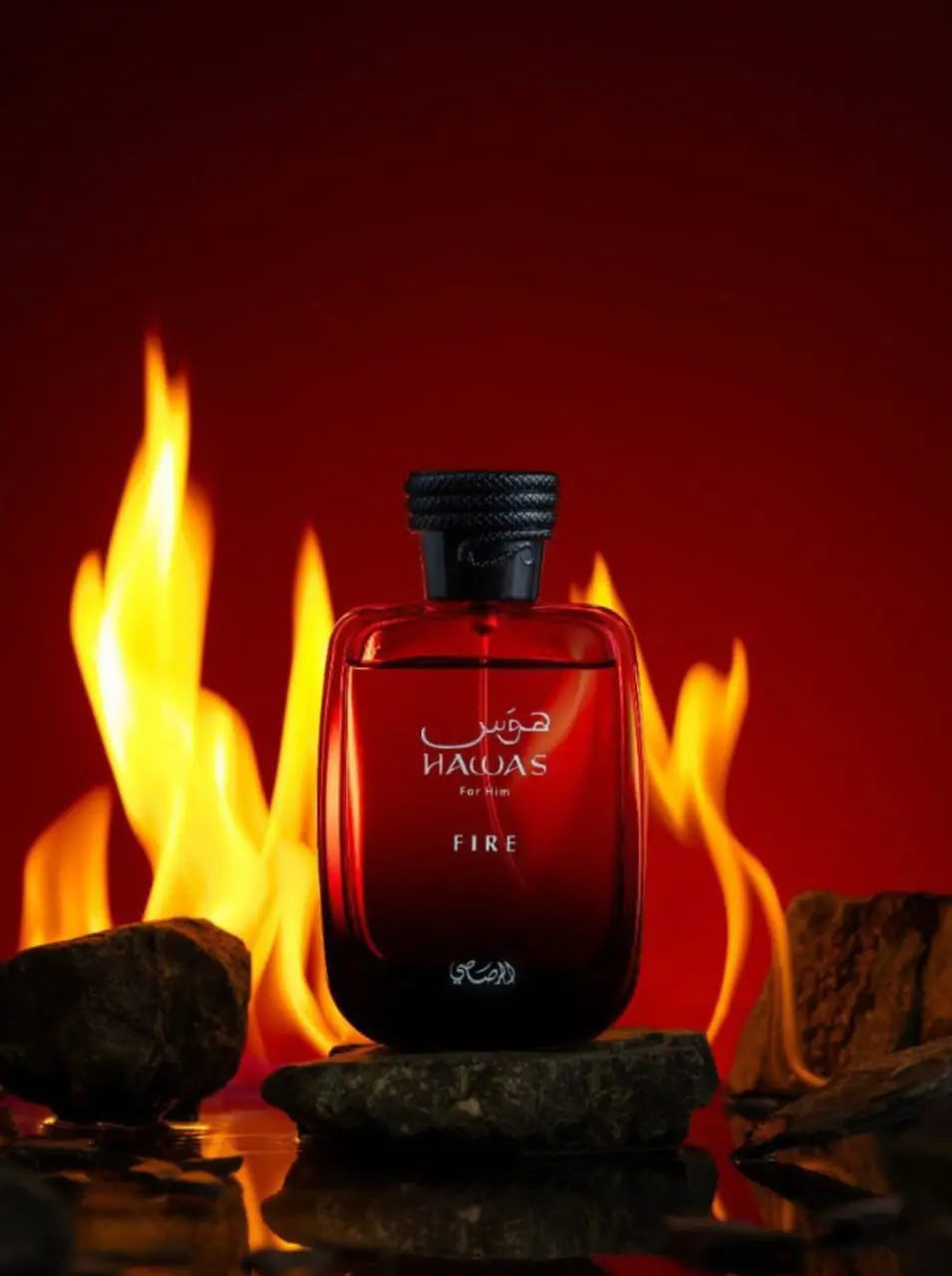 Hawas Fire By Rasas For Unisex 3.4oz EDP Spray Rasasi