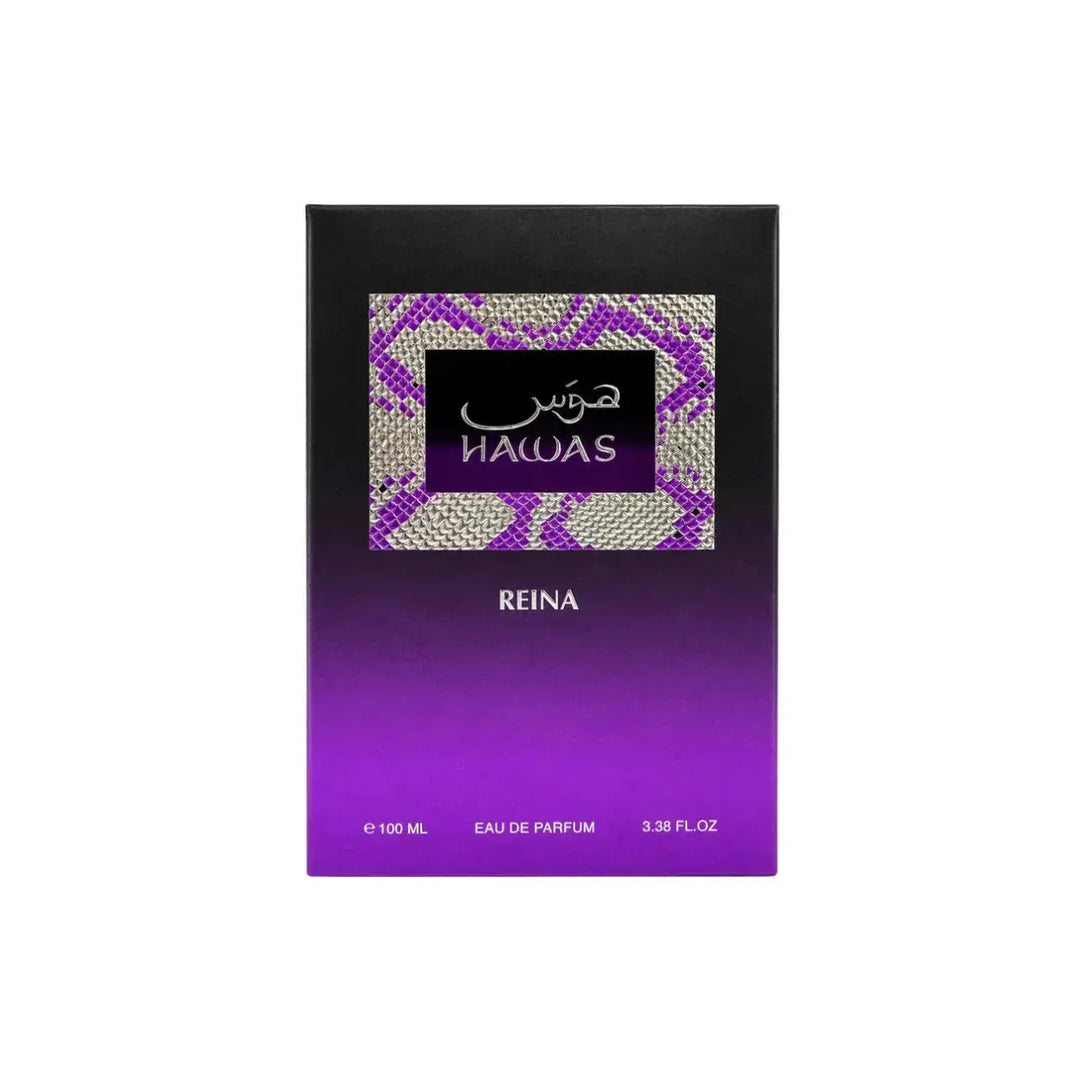 Hawas Reina by Rasasi original box 3.38oz Eau de Parfum for women