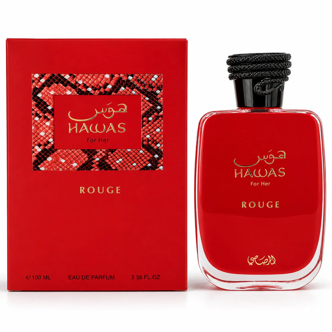 Hawas Rouge By Rasasi 3.38oz For Women EDP Spray