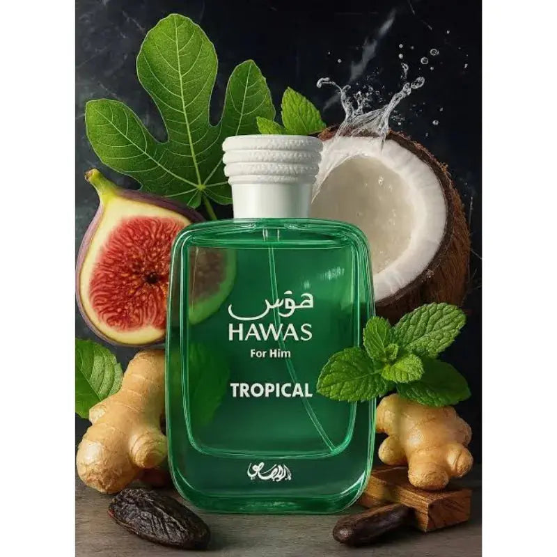 Hawas Tropical Rasasi beach vibe everyday scent