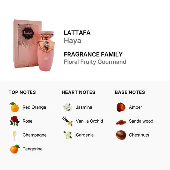 Haya by Lattafa for Women 3.4oz Eau de Parfum Spray