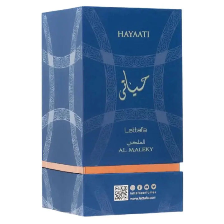 Hayaati Al Maleky By Lattafa FOr Men 3.4oz EDP Spray Lattafa
