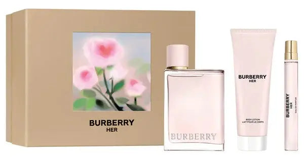 Her 3-Piece Set By Burberry For Women 3.3oz EDP Spray