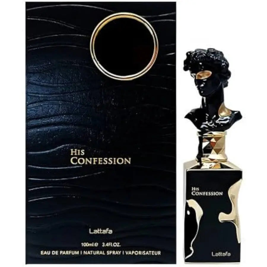 His Confession By Lattafa For Men 3.4oz EDP Spray Lattafa