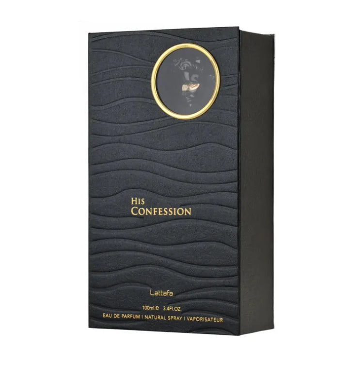 His Confession By Lattafa For Men 3.4oz EDP Spray Lattafa