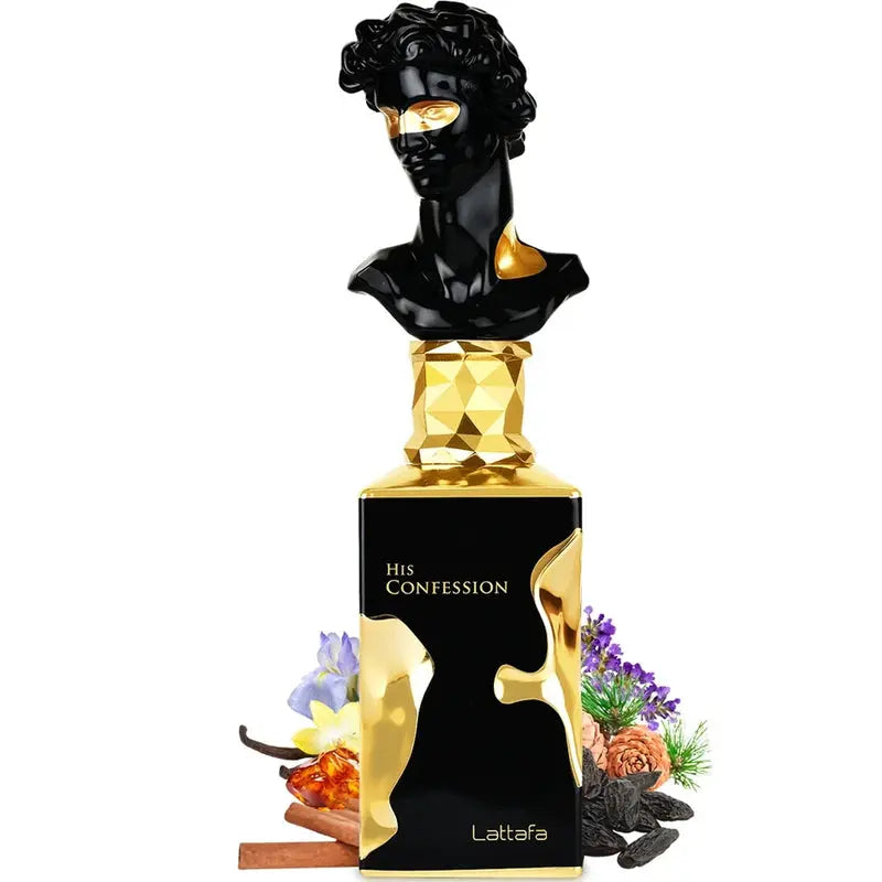His Confession By Lattafa For Men 3.4oz EDP Spray Lattafa